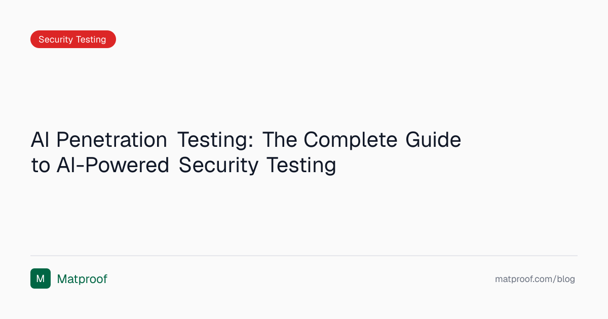 AI Penetration Testing: The Complete Guide to AI-Powered Security ...